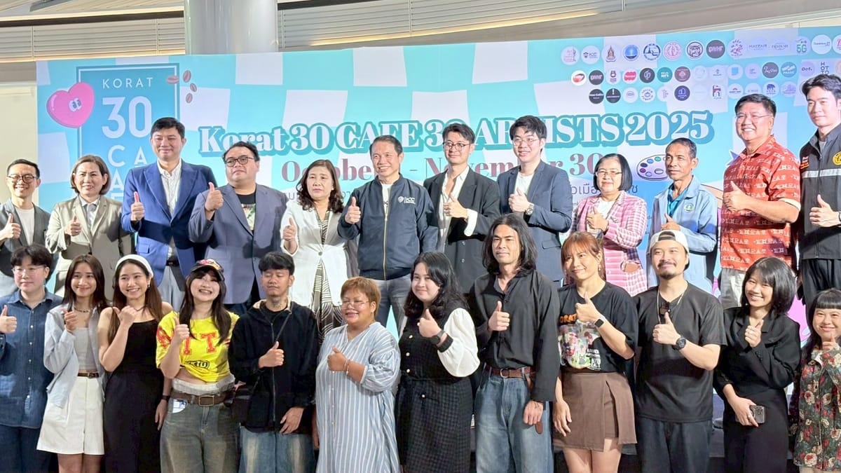 โคราชเปิดเมืองศิลปะ ผ่านกิจกรรม 30 Cafés 30 Artists สร้าง Soft Power กระตุ้นเศรษฐกิจ